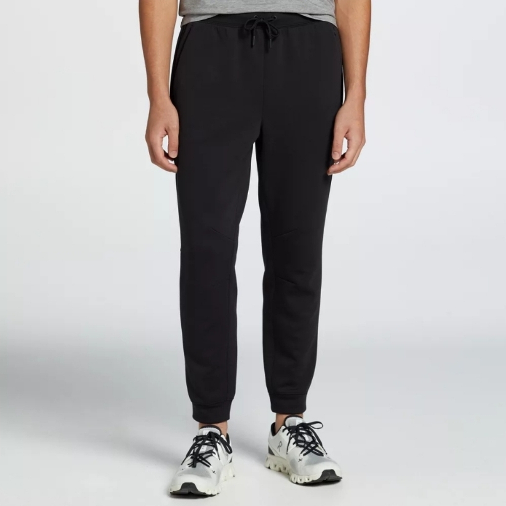 VRST Mens Pinnacle Black Fleece Joggers NWT